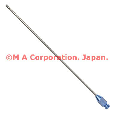 #11 120502A Cannula, φ1.2mm, 7.6cm, Titanium joint, Two holes